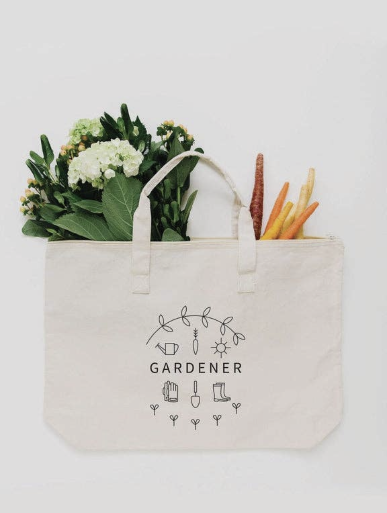 Large Flower Tote Bag
