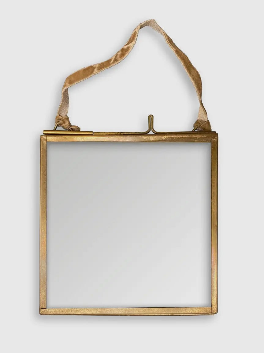 3x3 pressed flower framed art