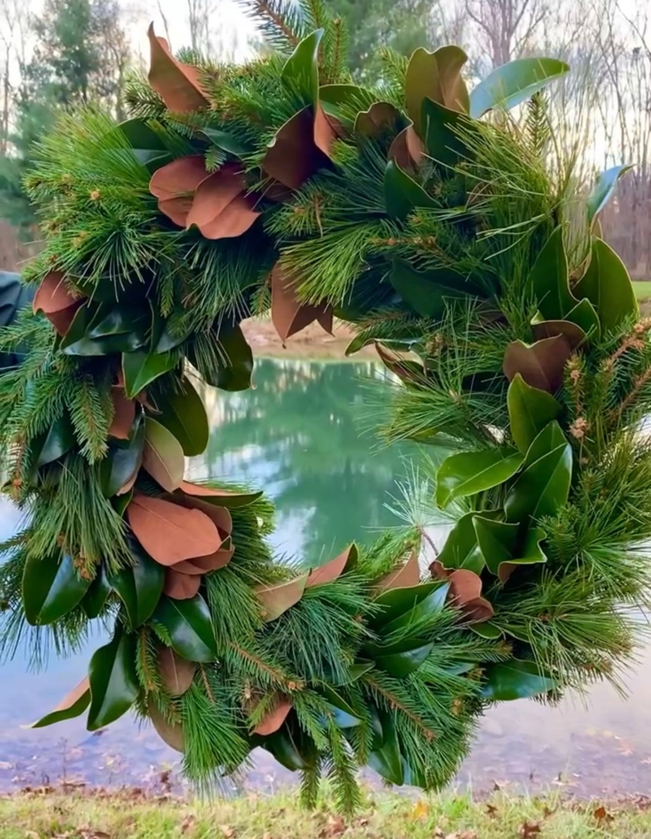 Magnolia Holiday Wreath